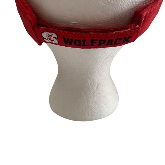 Adidas NC State Wolfpack Adjustable Climalite Embroidered Football NCAA Visor - Picture 8 of 16
